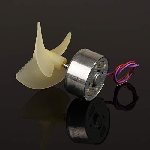 Topoox 6 Pack DC 3V 1730RPM Mini Electric Motor for DIY Toys Wind Turbine Generator