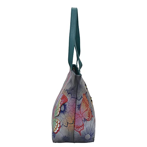 Bolso Tote Grande de Cuero Pintado a Mano para Mujer miniatura 5