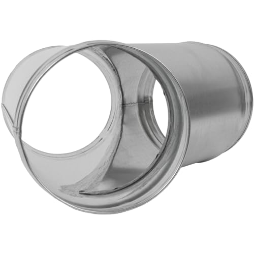Image of 6'' Inch Duct Splitter to 45 Degree 6 inch Inch Branch for Exhaust Fan, Dryer Vent Hose - 3 Way Duct Hose Connector, Wye Shape, Ducting Adapter, 6x6x6 Splitter