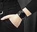 Leather wide cuff band 18mm 20mm 22mm Compatible with Samsung Galaxy Watch Classic Active Gear and other Smart watches with a classic lug, Handmade UA 2240st