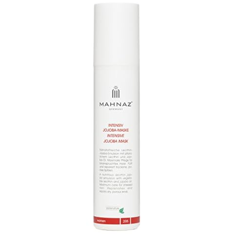 MAHNAZ® Intensiv Jojoba Maske, vegane Haarkur für trockenes, sprödes, brüchiges Haar, feuchtigkeitsspendend & rückfettend Cover