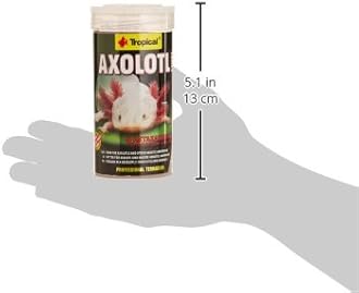 Tropical Axolotl Sticks 250ml / 135g - food for aquatic amphibians - high protein sinking sticks for healthy growth & vibrant colors