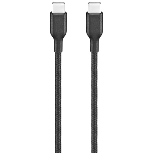 Image of Best Buy essentials 4 ft. 60W USB-C to USB-C Braided Charge-and-Sync Cable