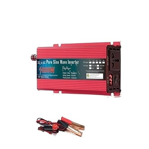 Convertitore Potenza Solare Da 12 V A 220 V Trasformatore Inverter A Onda Sinusoidale Pura 1000W 1600W 2000W 3000W 12V 24V 220V 110V Invertitore48V220V-240V 50HZ1000W