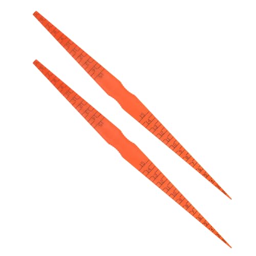 VINTORKY 2 Stück Kunststoff Karosserie Spaltmaß Messgerät Auto Tür Spaltlehre Panel Gap Werkzeug Kompakt Für Fahrzeugüberprüfung Und Ausrichtung