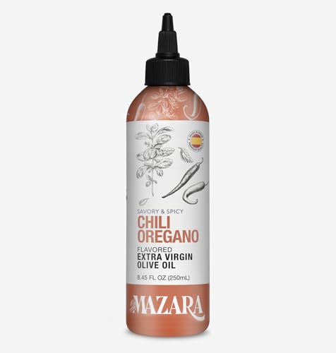 Mazara Premium Aceite de Oliva Extra Virgen con Chile y Orégano 250 ml