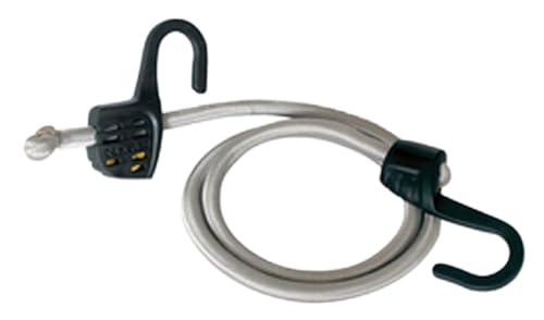 Master Lock Tendeur avec Crochet Longueur Ajustable de 15 cm à 150 cm Acie, Gris 3138EURDAT -...