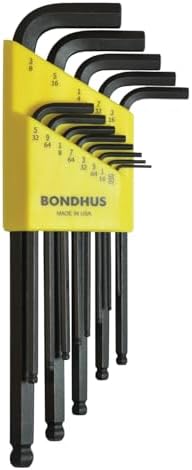 Bondhus 116-10937 Blx 13 .050-3-8 Ball-Driver L-Wrench 13 Pc Wrenc