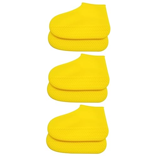 Cubres zapatos antideslizantes DOITOOL 3 piezas amarillos miniatura 1