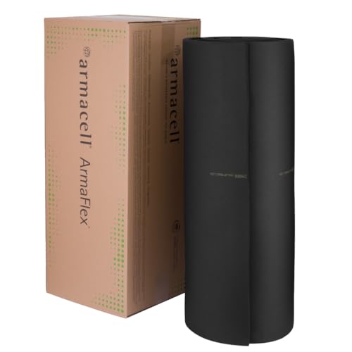 Armacell Armaflex 6mm-32mm Dämmmatten Dämmung Isolierung Kautschuk (Nicht selbstklebend 9mm - 5m x 1m)