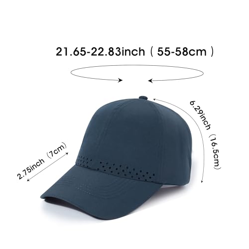 Image of HH HOFNEN Women Quick Drying Baseball Cap Sun Hat Unstructured Golf Hat