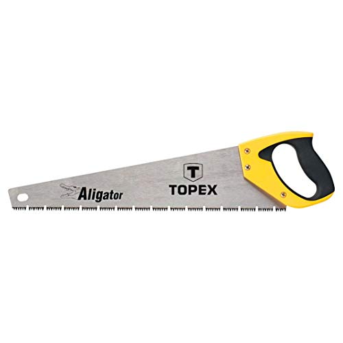 5902062103406 Hand saw 450mm,"Aligator", 3 sides sharpened teeth, hardened teeth TOPEX 10A446