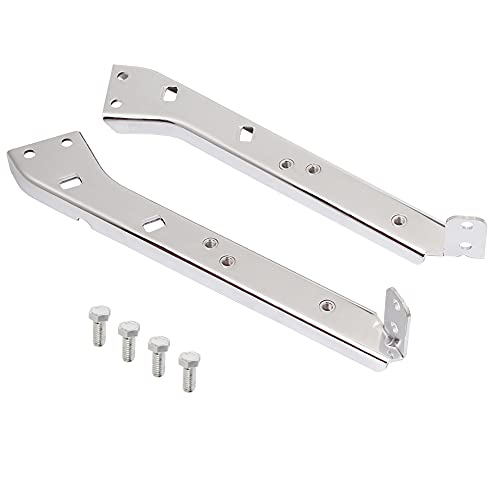 Soporte de barra para alforjas cromado para Harley miniatura 5