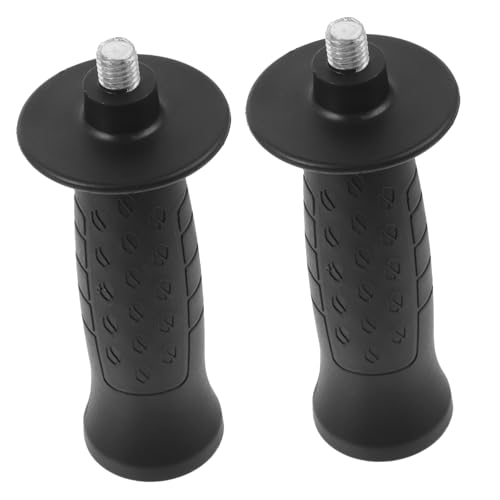 HOLIDYOYO Manija Auxiliar para Esmeriladora 2 Piezas Accesorios de Ángulo Tornillo M10 Seguridad y Estabilidad Fácil Reemplazo Compatible Varios Tipos Color Negro