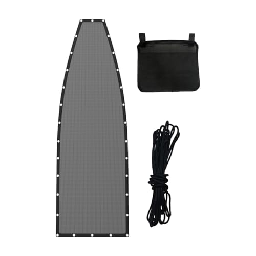 Silla colgante impermeable de repuesto con cable de 12 m, fácil instalación, color gris profundo, perfecto para sillas de playa y hamacas curvas, incluye práctica bolsa