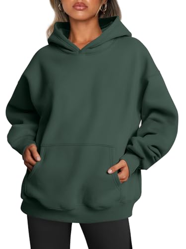 Image of Trendy Queen Women Oversized Hoodies Fall Outfits | Gentle Skin Feel, Aesthetic Drop Shoulder, Large Kangaroo Pocket, Seamless Daily Outfit Match