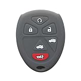 Autoschlüsselabdeckung Silica Key Protection Case, Autoschlüsselbund, Fit für Cadillac Escalade, Grau