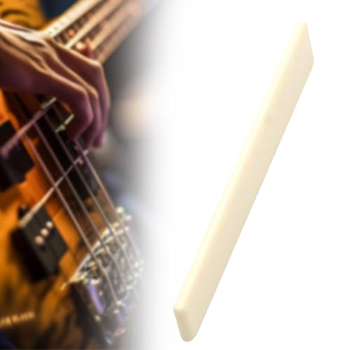 DYNWAVE String Guitar Nut Slotted Bass Nut Lightweight Compact Guitar Parts Guitar Bridge Nut Luthier Accessories String Instrument, down Guitar nut