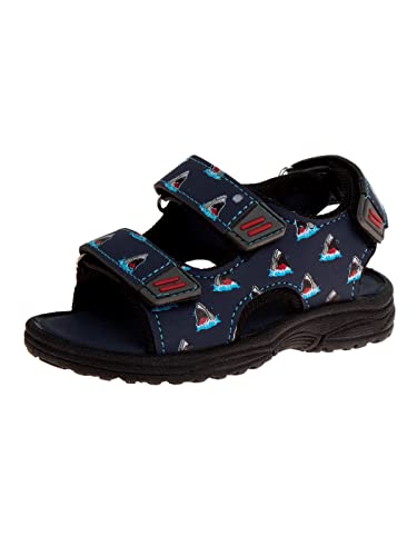 Image of Rugged Bear Kids Boys Girls Open-Toe Outdoor Sport Water Sandals - beach pool slide adjustable strap shoes athletic summer (Toddler /Little Kid /Big Kid)