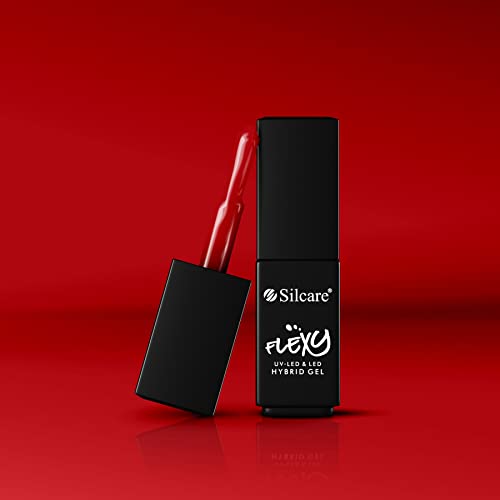 Silcare Flexy Hybrid Gel 4,5g rojo miniatura 6