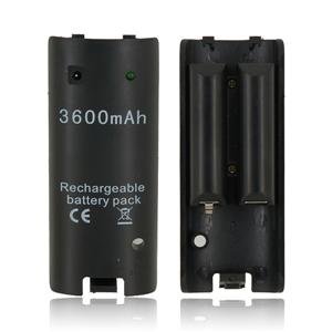Wiimote Wii Remote Rechargeable Battery 3600Mah with Adapter