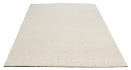 the carpet Cosy – Kuscheliger Fellteppich, Weich & Elegant, Waschbar und Für Fußbodenheizung Geeignet, Öko-Tex Zertifiziert, Hochwertiger Kunstfell Teppich, Beige, 80 x 150 cm – Bild 3