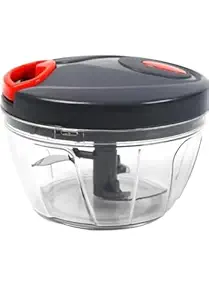 Polypropylene Mini Handy and Compact Chopper with 3 Blades for Effortlessly Chopping Vegetables and Fruits for Your Kitchen (12420, Green, 400 ml)