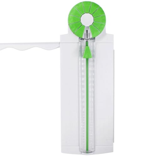Cortador de papel multifunción, máquina de corte de 12 modelos,Máquina manual con rotación de 360° | portátiles para cortar papel para scrapbooking, cartón, papel de etiquetas