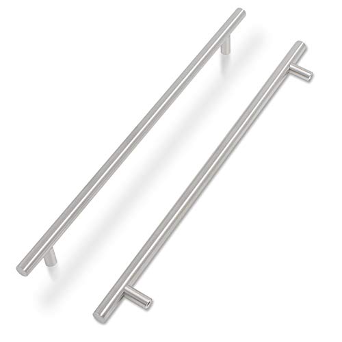 50 Pack 12-4/5 inch Hole Center Brushed Nickel Cabinet Pulls, Stainless Steel Cabinet Handles Kitchen Door Handles Door Pulls Brushed Nickel Kitchen Hardware for Cabinets