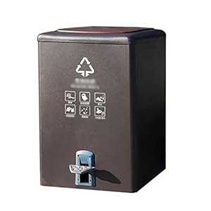 Gek208130 Fußbetätigter Mülleimer 100 l