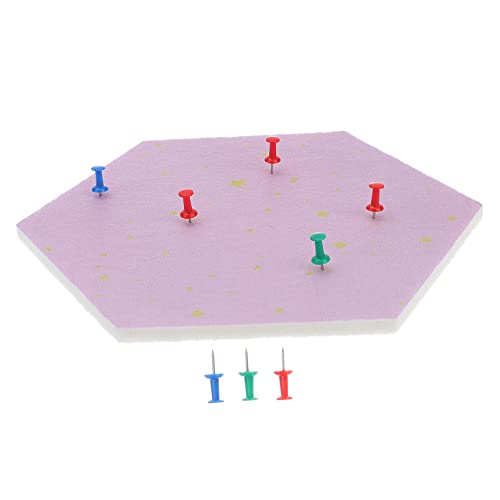 OFFSCH Large Sky Felt Wall Sticker Hexagon Felt Board Photo Wall Decor for Home