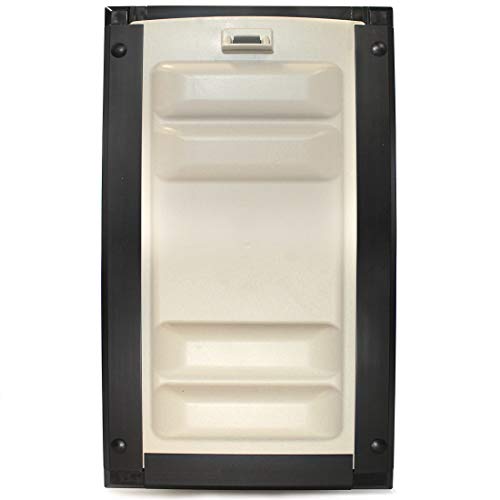 Endura Flap Pet Door For Walls Double Flap In Black | Extra Insulated & Cold Weather Dog Door | Aluminum Frame, Telescoping Tunnel, & Security Locking Cover | Small, Medium, Large, Extra Large #TOP3