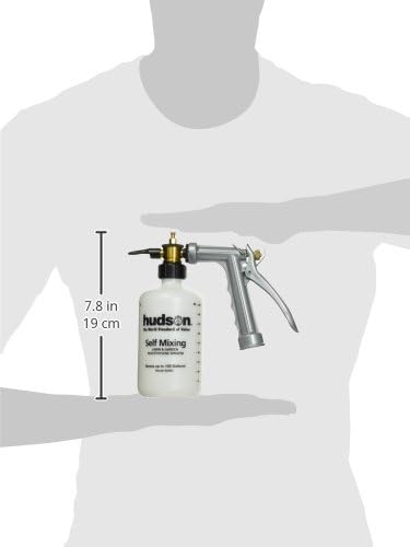 Hudson Self Mixing Metal Trigger Hose End, E"