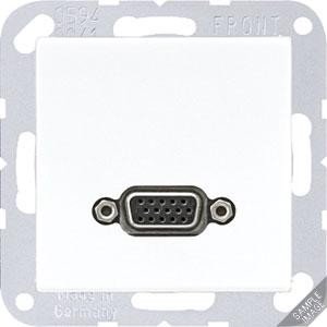 Carte VGA anthracite mat Jung pour réparer vos prises vidéo cassées