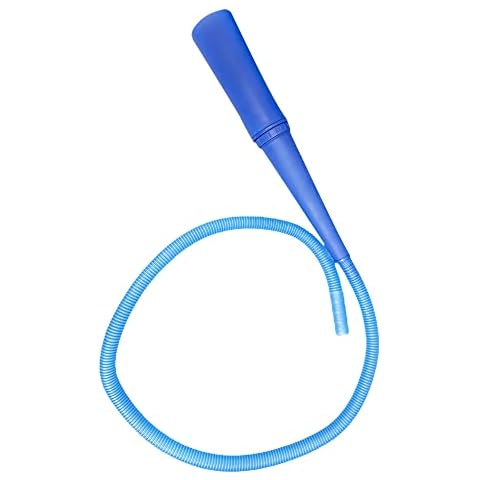Universal Dryer Vent Cleaner Kit Cleaning Pipe, Durable Dust Cleaner Connecting Pipe for Washer Dryer Vent for Home, Vacuum Cleaner Wear Resistant Hose Dryer Vent Vacuum Hose (Blue - Pack of 1) Cover