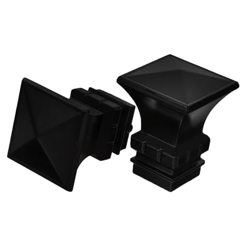 ERINGOGO Decorative Roman Club Heads for Curtain Rods Silver Exquisite Finials Ends