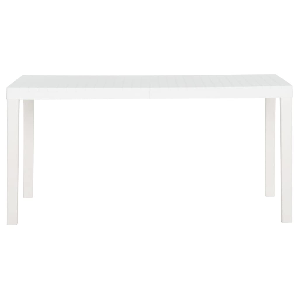 Tavolo in Resina da Giardino Tavolo Dogato 150x90 colore Bianco PALAUWHT