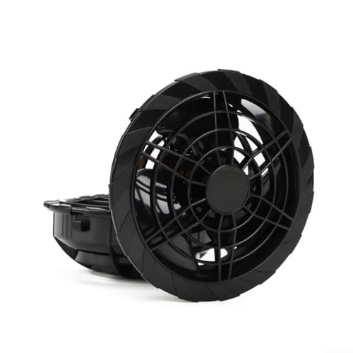 Ventilador de refrigeración portátil para chaleco de aire acondicionado, diseño ligero portátil de 5 V/12 V con fuerte flujo de aire para trabajo de alta temperatura, pesca al aire libre (24)