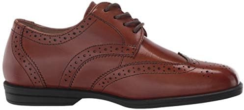 Florsheim Kids Boy's Regan Jr. Wingtip Oxford, Cognac, 11 Little Kid | Image 5