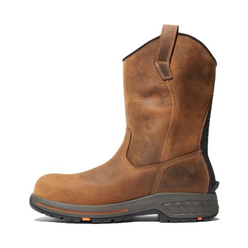Image of Timberland PRO Helix, Men's, Brown, Comp Toe, EH, WP, Pull On, Work Boot