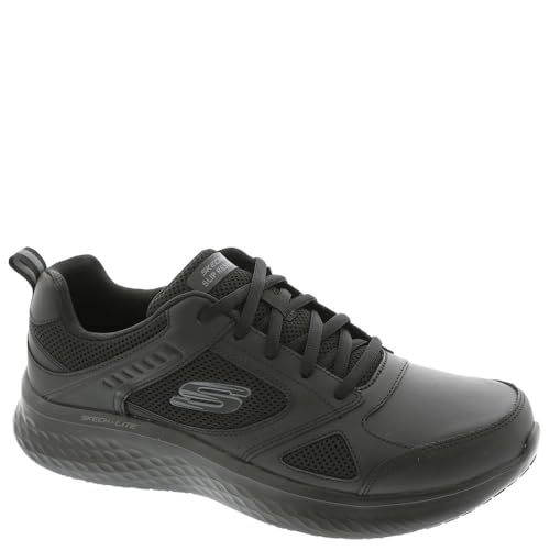 Skechers Men's Work Skech-Lite Pro Skaut Athletic Styling Slip Resistant Shoe Food Service, BLK, 10.5