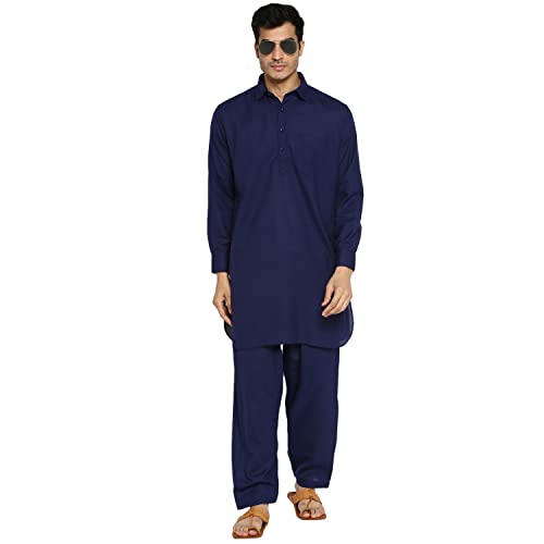 Image of Royal Kurta Men's Cotton Pathani Suit