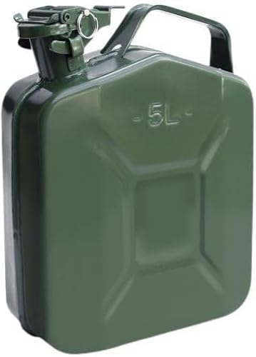 ガソリン携行缶 ガソリンタンク 車載 ハイシール 静電気防止 車用緊急対応用品 緊急用携行燃料缶 (5L)