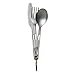 HealthPro Ultra Lightweight Super Strong Titanium Cutlery Set (Fork, Spoon, Knife)