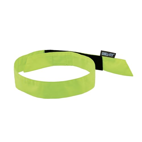 Image of Ergodyne Chill Its 6705 Cooling Bandana, Evaporative Polymer Crystals for Cooling Relief, Quick and Secure Fit