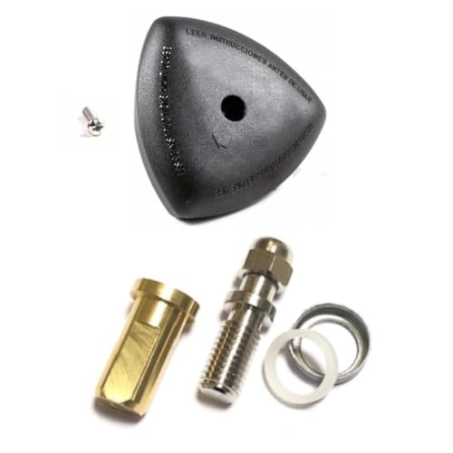 ALGOMAS® Pack Pomo de Olla y Husillo Completo | Válido para Magefesa: Star 13 y Alustar 22, Alza: Melisa | Código Pomo 09REMECPSTC | Incluye Cono, Husillo, Arandelas, Tuerca y Tornillo