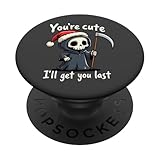 Photo Gallery you re cute grim reaper natale dark humor popsockets popgrip adesivo Photo Gallery you re cute grim reaper natale dark humor popsockets popgrip adesivo