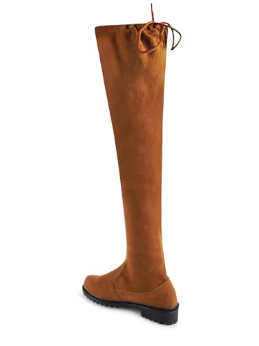 Image of JM LOOKS women Fashion Solid Heels Long Boots Over Knee High Boots Pull On Heels Stylish For Womens & Girls