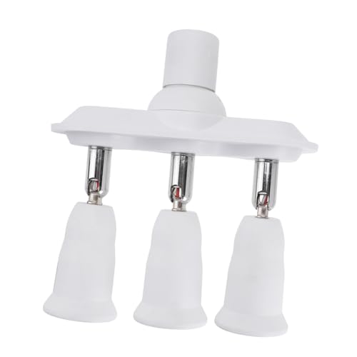 HOMSFOU 口対応灯用変換ソケット 電球ソケットアダプター 簡単取付け ヴィンテージデザイン 天井照明用多灯ホルダー ライトアクセサリー