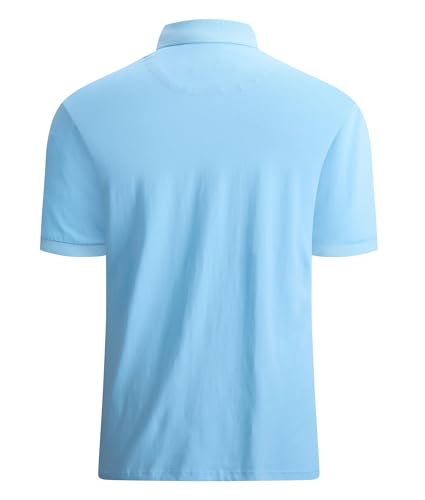 Alex Vando Mens Polo Shirts Short Sleeve Regular Fit Fashion Designed Shirt